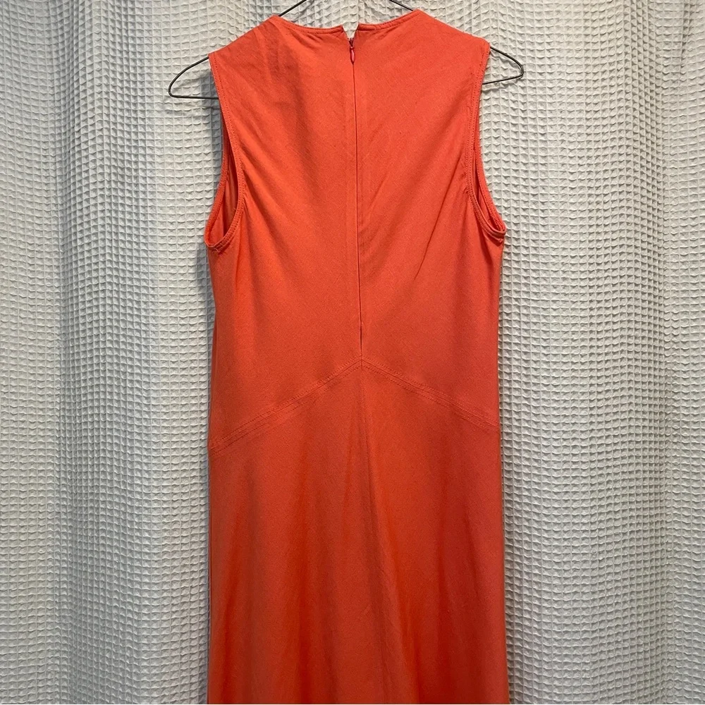 Zara Midi Linen Dress Small - Picture 5 of 5